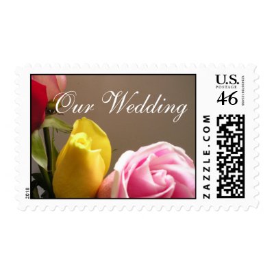 Elegant and Striking Wedding Postage - Customize