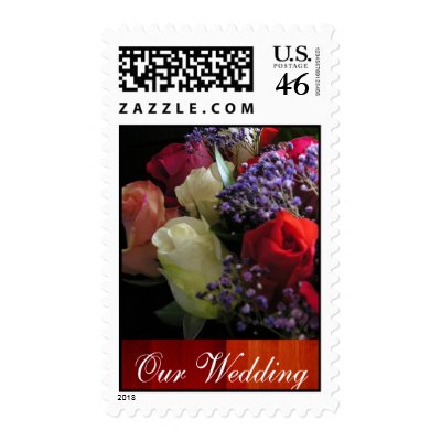 Elegant and Striking Wedding Postage - Customize