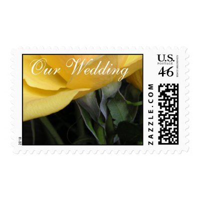 Elegant and Striking Wedding Postage - Customize