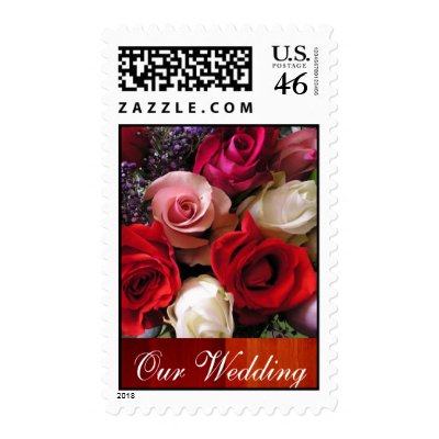 Elegant and Striking Wedding Postage - Customize