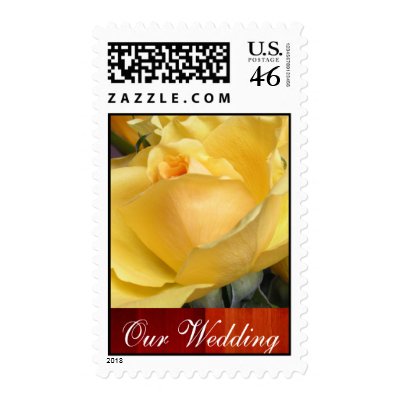 Elegant and Striking Wedding Postage - Customize
