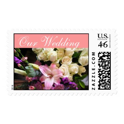Elegant and Striking Wedding Postage - Customize