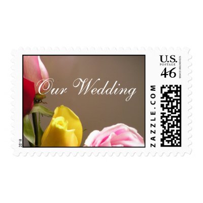Elegant and Striking Wedding Postage - Customize