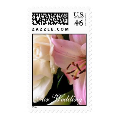 Elegant and Striking Wedding Postage - Customize