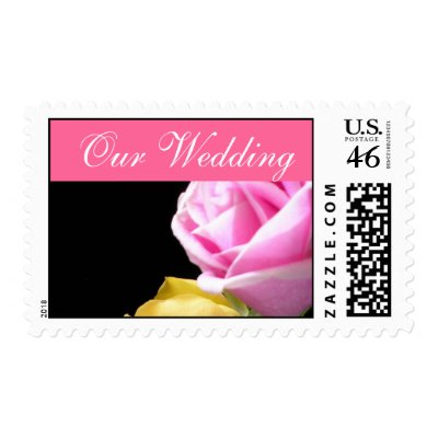 Elegant and Striking Wedding Postage - Customize