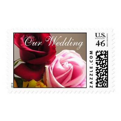 Elegant and Striking Wedding Postage - Customize
