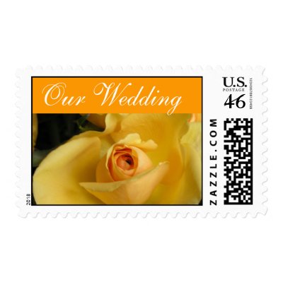 Elegant and Striking Wedding Postage - Customize