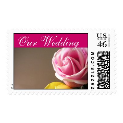 Elegant and Striking Wedding Postage - Customize
