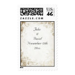Elegant Antique Gold Vintage Wedding Stamp