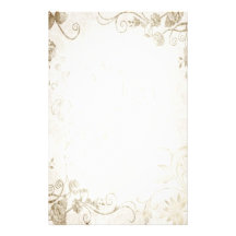 Elegant Antique Gold Vintage Wedding Stationery