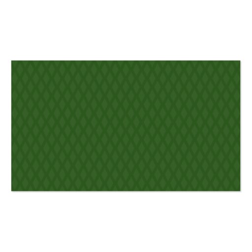 Elegant Apple Green Retro Style Business Card (back side)