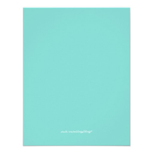 Elegant aqua blue 'Bride to Be' bridal shower Custom Invites