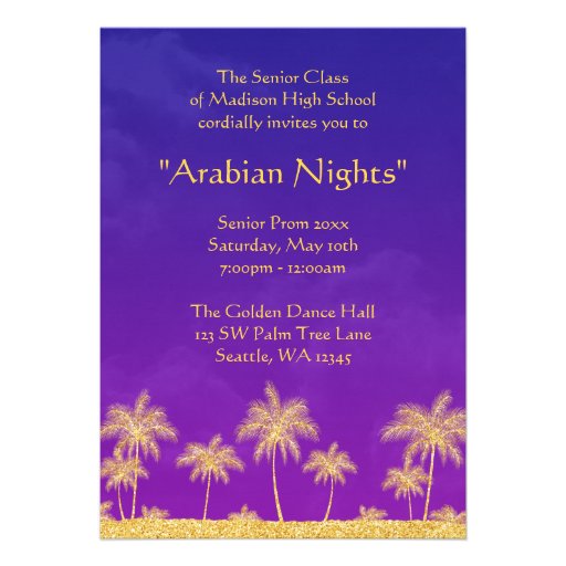 Arabian Prom Themes