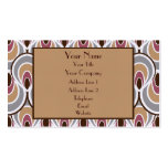 Elegant Art Deco Design Luxury Linen Business Card