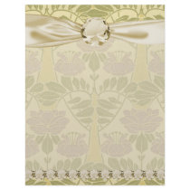 elegant art deco flora bliss custom letterhead