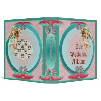 Elegant Art Deco Style Wedding Album binder