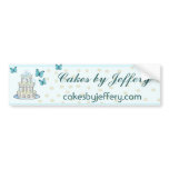 Elegant Bakery Bumpersticker Bumper Stickers