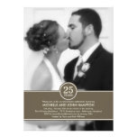 Elegant Band Anniversary Photo Invitation invitations