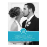 Elegant Band Anniversary Photo Invitation invitations