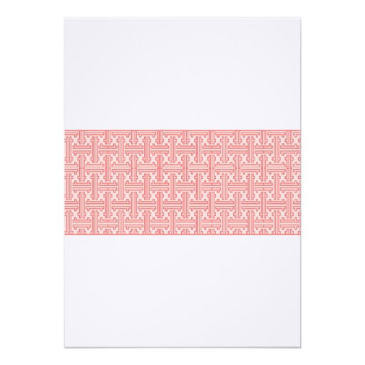 Elegant Baptism Invitation  |  Coral