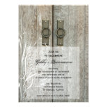 Elegant Barn Doors Quinceañera Party Invitation