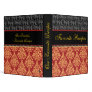 Elegant Baroque Damask Favorite Recipes Cookbook Binder
