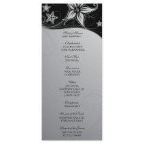 Elegant Beach Destination Wedding Theme Programs Personalized Rack Card