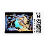 ELEGANT BEAUTY blue black Postage