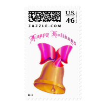 Elegant Bell Holiday postage