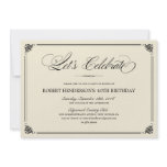 Elegant Birthday Invitations