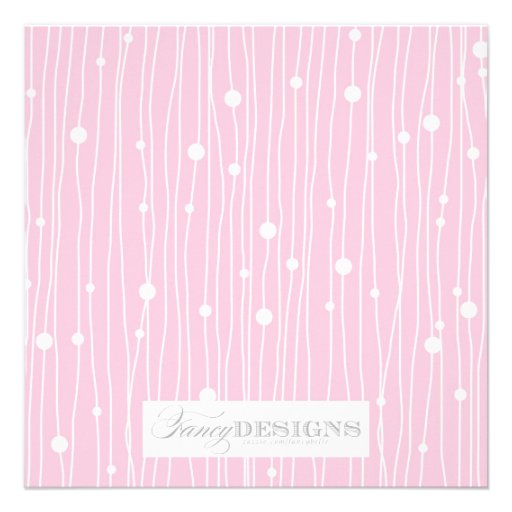 Elegant Birthday Party Custom Announcement
