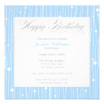 Elegant Birthday Party Custom Announcement