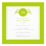 Elegant Birthday Party Custom Announcements