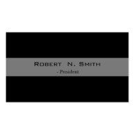 Elegant black and grey simple business cards. business cards