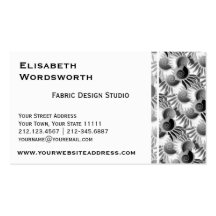 Elegant Black and White Art Deco 1920s Glamour Business Card Template