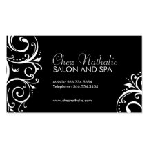 Elegant Black and White Business Cards
