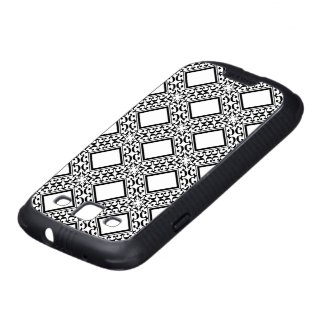 Elegant Black and White Galaxy S III Case