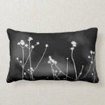 elegant black and white pillows