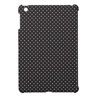 Elegant black and white polka pin dot dots pattern