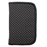 Elegant black and white polka pin dot dots pattern planners