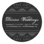 Elegant Black and White Stickers