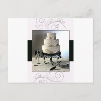 grey and white beach wedding cake