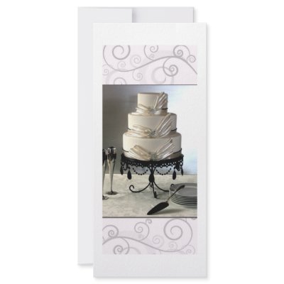  black and white wedding cake design with beautiful silver accents