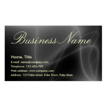Elegant Black Business Card business cards