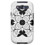 elegant black butterfly scroll work casemate cases
