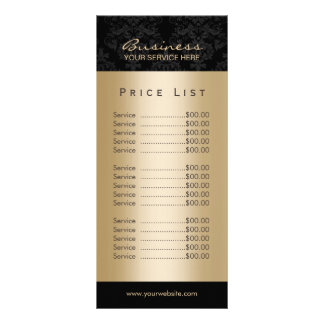Makeup Price List Template Hartfordesign Graphic Communication