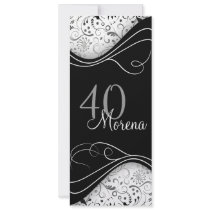 Elegant Black Invitation
