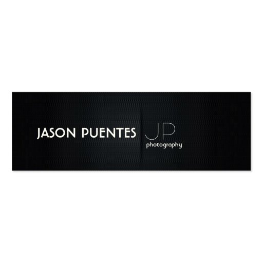 Elegant Black Professional Photography Business Card Templates (front side)