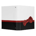 Elegant black tie binders - customize