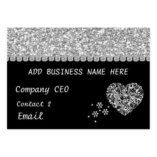 ELEGANT BLING MULTI PURPOSE Business Card (front side)